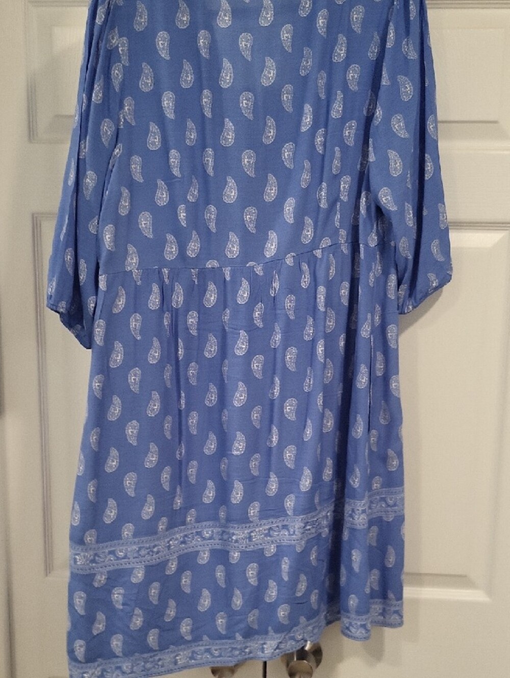 J. Jill Blue Printed Tunic Top - Picture 4 of 4